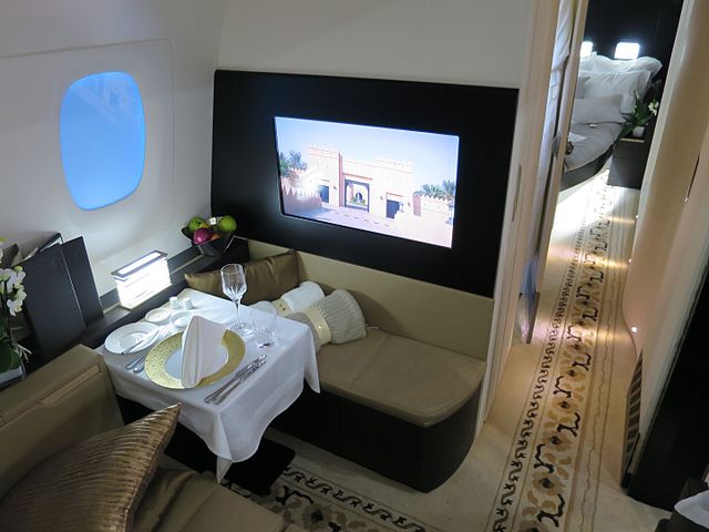 Etihad Airways aircraft interiors