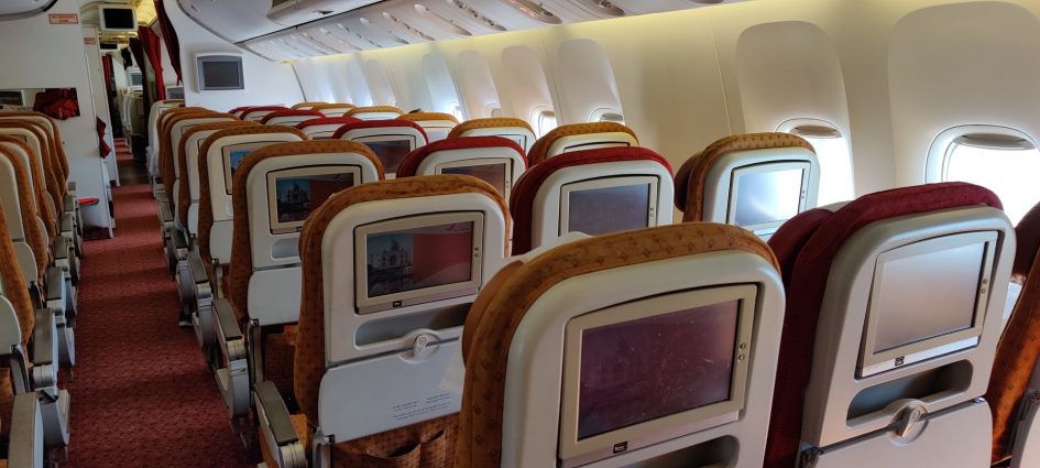 Inside the Air India flight during COVID-19